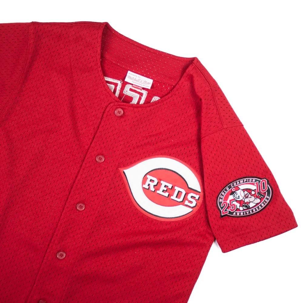 Barry Larkin 2000 BP Jersey (Cincinnati Reds) - Image 3