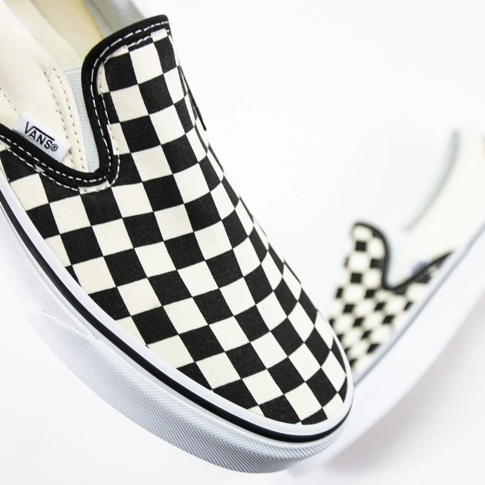 Checkerboard Slip On (Black/White) - Image 3