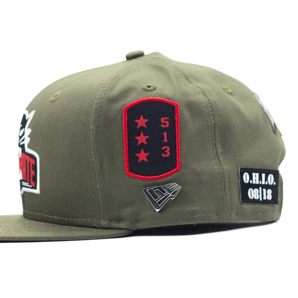 Seek All Over New Era Snapback (Olive) - Image 3