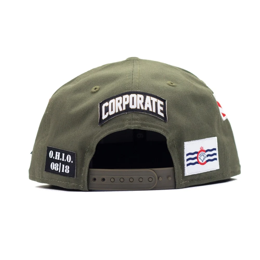 Seek All Over New Era Snapback (Olive) - Image 4